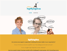 Tablet Screenshot of highflyingdivas.com